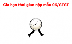 Gia hạn nộp mẫu 06/GTGT tới 30/01/2016