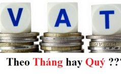 Cách xác định kê khai thuế theo tháng hay quý giữa chu kỳ