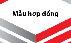 Mẫu hợp đồng mới nhất năm 2016