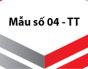 Mẫu Giấy thanh toán tiền tạm ứng Mẫu số 04 – TT theo Thông tư 200/2014/TT-BTC