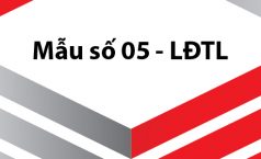 Mẫu Phiếu xác nhận sản phẩm hoặc công việc hoàn thành Mẫu số 05 – LĐTL  theo Thông tư 200/2014/TT-BTC