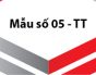 Mẫu Giấy đề nghị thanh toán Mẫu số 05 – TT theo Thông tư 200/2014/TT-BTC