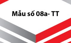 Mẫu Bảng kiểm kê quỹ Mẫu số 08a- TT theo Thông tư 200/2014/TT-BTC