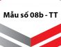 Mẫu Bảng kiểm kê quỹ Mẫu số 08b – TT theo Thông tư 200/2014/TT-BTC