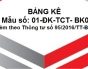Tổng hợp bảng kê mẫu số 01-ĐK-TCT(kèm theo TT 95/2016/TT-BTC)