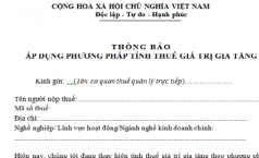 Các trường hợp phải nộp mẫu 06/GTGT năm 2017