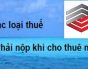 Quy định về doanh thu tính thuế cho thuê nhà trả trước nhiều kỳ