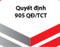 Quyết định số 905/QĐ/TCT Về việc ban hành quy trình hoàn thuế