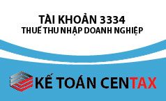 Cách hạch toán thuế thu nhập doanh nghiệp – TK 3334