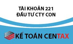 Cách hạch toán đầu tư vào công ty con – TK 221