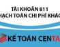 Cách hạch toán Chi phí khác – TK 811