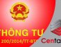 Những thay đổi và quy định của Thông tư 200/2014/TT-BTC