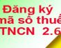Thủ tục đăng ký mã số thuế TNCN