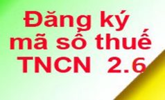 Thủ tục đăng ký mã số thuế TNCN