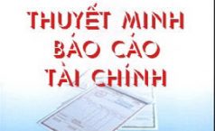 Bản thuyết minh báo cáo tài chính mẫu B09 – DNN theo thông tư 133 áp dụng cho doanh nghiệp không đáp ứng giả định hoạt động liên tục .