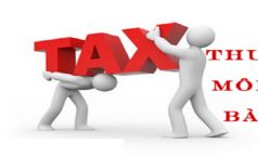 Mức đóng lệ phí môn bài từ năm 2017