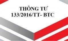 Thông tư 133/2016/TT-BTC.