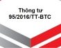 Thông tư 95/2016/TT-BTC hướng dẫn về đăng ký thuế