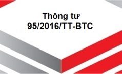 Thông tư 95/2016/TT-BTC hướng dẫn về đăng ký thuế