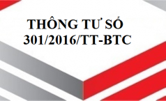 Thông tư 301/2016/TT-BTC Hướng dẫn về lệ phí trước bạ.