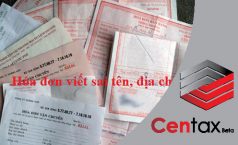 Xử lý hóa đơn viết sai tên, địa chỉ