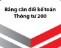 Hướng dẫn lập Bảng cân đối kế toán theo Thông tư 200/2014/TT-BTC trên excel