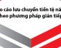 Báo cáo lưu chuyển tiền tệ năm theo phương pháp gián tiếp của Thông tư 200/2014/TT-BTC