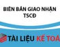 Biên bản giao nhận tài sản cố định theo quyết định 48