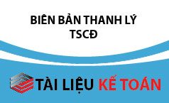 Biên bản thanh lý tài sản cố định theo thông tư 200