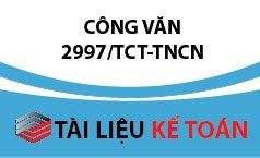 Công văn số 2994/TCT-TNCN – sửa đổi, bổ sung Thông tư số 92/2015/TT-BTC