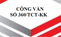 Công văn 360/TCT-KK về việc kê khai thuế theo quý
