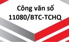 Công văn số: 11080/BTC-TCHQ V/v hoàn thuế nhập khẩu.