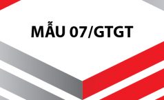 Mẫu 07/GTGT đăng ký áp dụng phương pháp tính thuế giá trị gia tăng