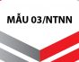 Mẫu 03/NTNN dành cho nhà thầu nước ngoài trực tiếp nộp thuế TNDN theo tỷ lệ %  trên doanh thu tính thuế