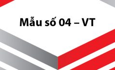 Mẫu Phiếu báo vật tư còn lại cuối kỳ Mẫu số 04 – VT theo Thông tư 200/2014/TT-BTC