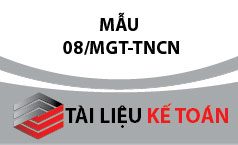 Mẫu văn bản đề nghị giảm thuế thu nhập cá nhân 08/MGT-TNCN