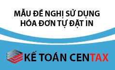 Mẫu 3.14 Đề nghị sử dụng hóa đơn tự in, đặt in