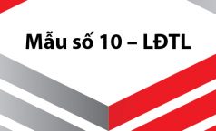 Mẫu Bảng kê trích nộp các khoản theo lương Mẫu số 10 – LĐTL theo Thông tư 200/2014/TT-BTC