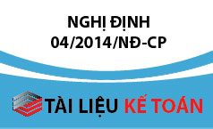 Nghị định 04/2014/NĐ-CP sửa đổi một số quy định về hóa đơn bán hàng