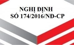 Nghị định 174/2016/NĐ-CP quy định chi tiết một số điều của luật kế toán.