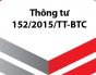 Thông tư 152/2015/TT-BTC hướng dẫn về thuế tài nguyên