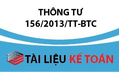 Thông tư số 156/2013/TT-BTC – Hướng dẫn luật quản lý thuế
